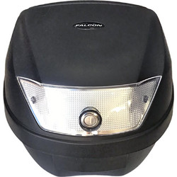 Falcon E32 Black / White Μπαγκαζιέρα Μηχανής 30lt