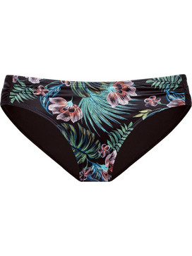 Dorina Bikini Slip Floral Μαύρο Τιρκουάζ FXBF0084MI120