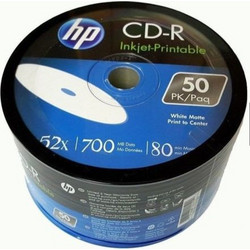 HP Εγγράψιμα CD-R 52x Printable 700MB 50τμχ