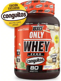 BIG Supplements Only Whey Zero Conguitos White Choco Πρωτεΐνη Ορού Γάλακτος Γράμμωσης Χωρίς Λακτόζη 1kg