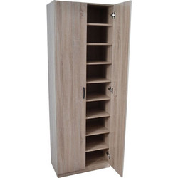 Ankor Παπουτσοθήκη Ξύλινη Φυσικό Χρώμα M60xΠ35xY173cm 845057