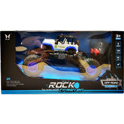 Rock Crawler Τηλεκατευθυνόμενο Τζιπ Off Road 4WD 1:18 Λευκό 608-1A