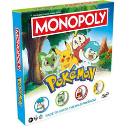 Hasbro Monopoly Pokemon Επιτραπέζιο Παιχνίδι 8+ Ετών για 2-4 Παίκτες