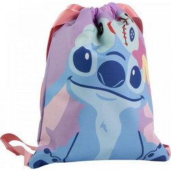 Cerda Lilo & Stitch Παιδική Τσάντα Πλάτης Γυμναστηρίου Γαλάζια 2100005892