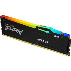 Kingston Fury Beast RGB 64GB (1X64GB) DDR5 RAM 5600MHz C40