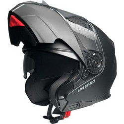 Pilot Helmets Road II SV Black Κράνος Μηχανής Flip-Up