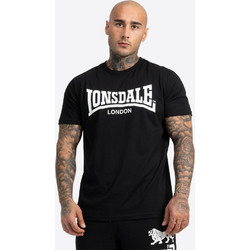 Lonsdale Sussex Herren Big Logo Ανδρικό Αθλητικό T-Shirt Μαύρο 115085-1000