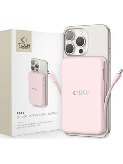 Tech-Protect PB31 Magsafe Power Bank 10000mAh Power Delivery Pink