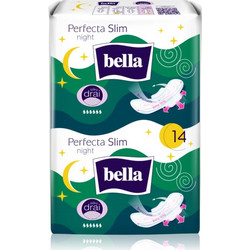 Bella Perfecta Slim Night Σερβιέτες με Φτερά για Αυξημένη Ροή 6 Σταγόνες 14τμχ