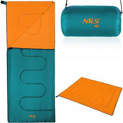 NILS Camp Extreme Sleeping Bag Μονό 2 Εποχών Πετρόλ NC2002