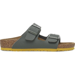 Birkenstock Arizona Παιδικές Παντόφλες Καλοκαιρινές για Αγόρι Πετρόλ Κίτρινες 102944