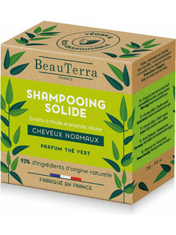 Beauterra Green Tea Φυτικό Σαμπουάν για Επανόρθωση 75gr
