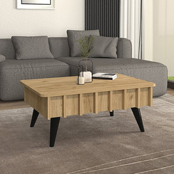 Megapap Gemma Τραπεζάκι Σαλονιού Ξύλινο Μ90xΠ59.6xΥ36.8cm GP042-0292,1