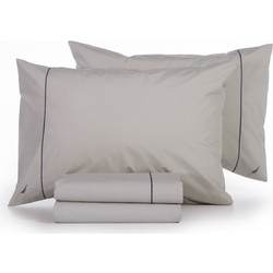 Nef-Nef Σετ Σεντόνια Υπέρδιπλα Βαμβακερά 240x270 Nautica Nau Wave Solid Linen