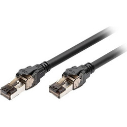 Digitus S/FTP Cat.8.1 Καλώδιο Δικτύου Ethernet 2m Black DK-1843-020