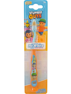 Mr.White Stumble Guys Soft Παιδική Oδοντόβουρτσα Πορτοκαλί