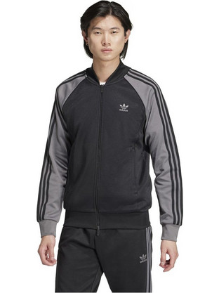 Adidas Ανδρική Ζακέτα Φούτερ με Φερμουάρ Μαύρη IY9858