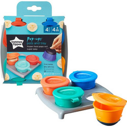 Tommee Tippee Pop-ups Δοχεία Αποθήκευσης Τροφής 60ml + Βάση Στήριξης