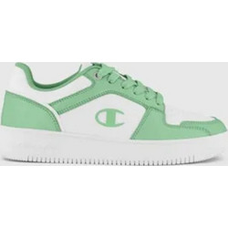 Champion Rebound 2.0 Low Cut Γυναικεία Sneakers Λευκά Πράσινο Mint S11470-GS026