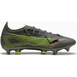 Puma Ultra 5 Match MxSG 108350-03 Ποδοσφαιρικά Παπούτσια με Τάπες Μαύρα Πράσινα