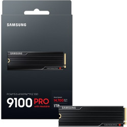 Samsung 9100 Pro with Heatsink SSD 1TB M.2 NVMe PCI Express 5.0
