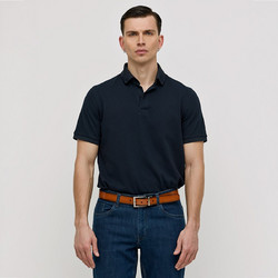 Brokers Ανδρική Μπλούζα Polo Κοντομάνικη Navy Μπλε 25037-887-733