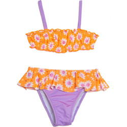 Tortue Παιδικό Μαγιό Bikini Set για Κορίτσι Πορτοκαλί Λιλά S5-230-401