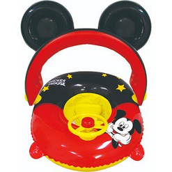 Mickey Mouse Βρεφικό Σωσίβιο Swimtrainer 80cm με Σκίαστρο Κόκκινο 169315