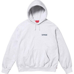 Supreme On God Ανδρικό Φούτερ με Κουκούλα & Τσέπες Γκρι FW24SW59