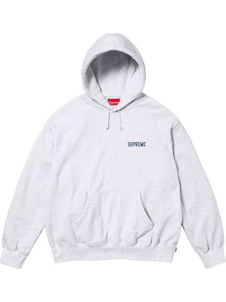 Supreme On God Ανδρικό Φούτερ με Κουκούλα & Τσέπες Γκρι FW24SW59