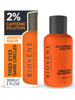 Biovene Barcelona Tired Eyes 2% Caffeine Under Eyes Αντιγηραντικό Serum Ματιών για Μαύρους Κύκλους & Σύσφιξη με Καφεΐνη 30ml