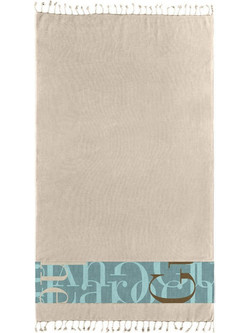 Guy Laroche Pestemal 25 Πετσέτα Παρεό Θαλάσσης Μπεζ 90x170cm