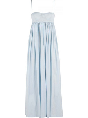 Semi Couture Midi Καλοκαιρινό Καθημερινό Φόρεμα Γαλάζιο S5SK31