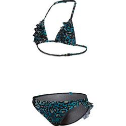 Arena Water Print Παιδικό Μαγιό Bikini Set για Κορίτσι Πετρόλ 007320-200
