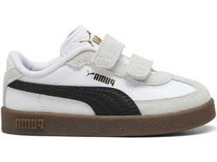 Puma Club II Era V Παιδικά Sneakers Μπεζ Μαύρα 402308-02