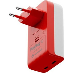 Twelve South PlugBug Wall Φορτιστής χωρίς Καλώδιο με 2 Θύρες USB-C 50W Power Delivery