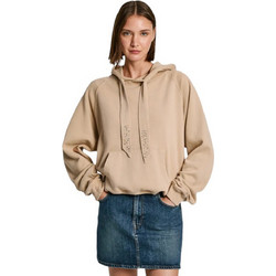 Pepe Jeans Falista Γυναικείο Φούτερ με Κουκούλα & Τσέπες Καφέ PL581451-833