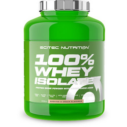 Scitec Nutrition 100% Whey Isolate Cookies & Cream Πρωτεΐνη Ορού Γάλακτος Γράμμωσης Χωρίς Γλουτένη 1.81kg