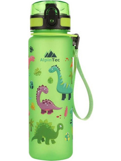 Alpintec Dino Παιδικό Παγούρι Πλαστικό BPA Free Πράσινο 500ml