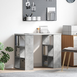vidaXL Γραφείο Ξύλινο με Βιβλιοθήκη 869509