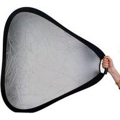 IRiSfot Triangle Reflector Silver/White 60cm
