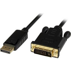 StarTech Καλώδιο Mini DisplayPort to DVI Male 1.8m Black DP2DVIMM6BS