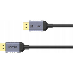 Unitek Καλώδιο DisplayPort 2.1 to DisplayPort Male 1m Black C1626GY01-1M