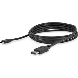 StarTech Καλώδιο DisplayPort to USB-C Male 1.8m Black CDP2DPMM6B