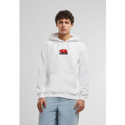 Mister Tee California Bear Ανδρικό Φούτερ με Κουκούλα & Τσέπες Λευκό MT3691