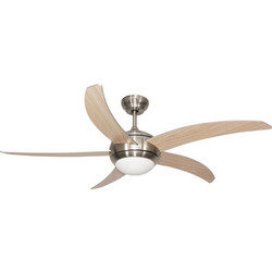 Evivak 804031 Ανεμιστήρας Οροφής 130cm 60W με Φως & Τηλεχειριστήριο Ασημί Μπεζ