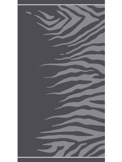 Melinen Tiger Πετσέτα Θαλάσσης Ανθρακί 86x160cm 20004877