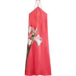 Ted Baker Ajima Maxi Καλοκαιρινό Φόρεμα για Γάμο / Βάπτιση Floral Κοραλί 279201