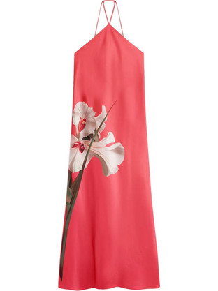 Ted Baker Ajima Maxi Καλοκαιρινό Φόρεμα για Γάμο / Βάπτιση Floral Κοραλί 279201