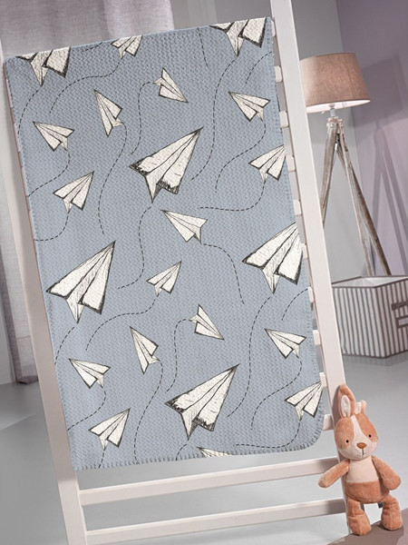 Saint Clair Fly Παιδική Κουβέρτα Fleece 160x220 Γκρι